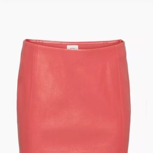 Aritzia Wilfred Vegan Leather skirt 00